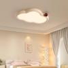 Eye-Protection Cloud Ceiling Light for Children's Bedrooms - Soft Cream Style, Full-Spectrum Lighting