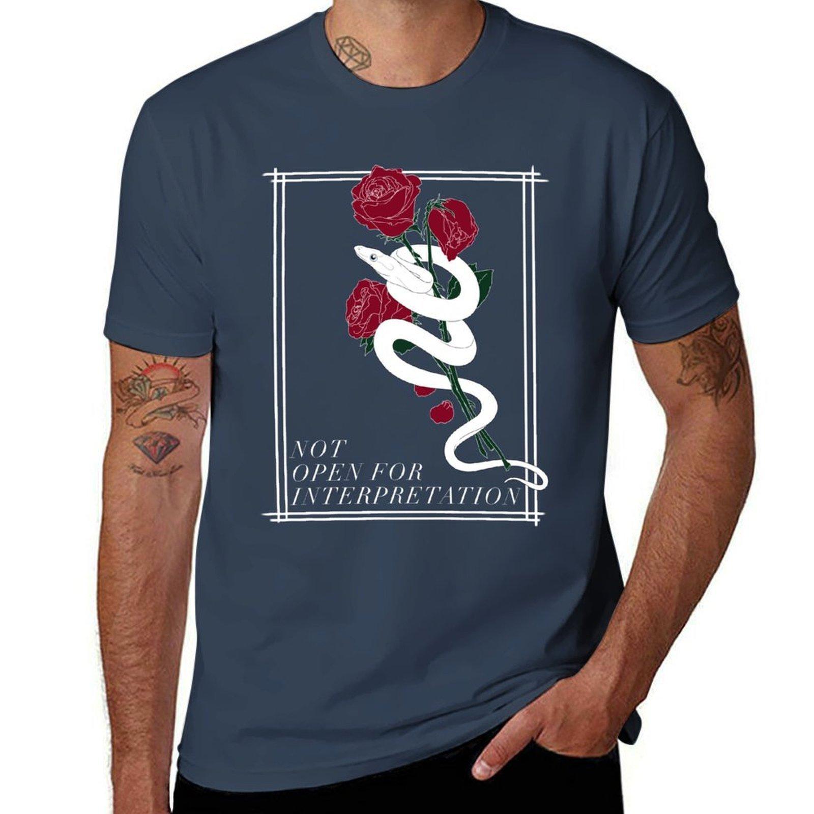 Not Open For Interpretation T-Shirt Plus Size Quick Dry Sports Tee S
