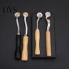 Faux Leather Marking Wheel Wooden Handle Sewing Tracing Wheel, 2/3mm Needle Point for Accessory Craft Patterns, Projects, Professional Stitch
