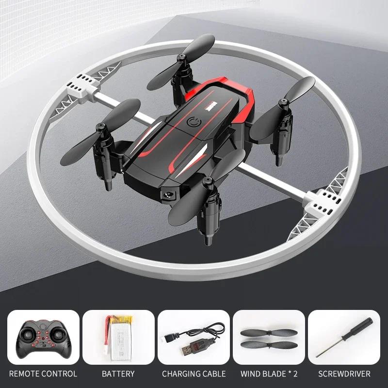 BK2 Mini RC Stunt Rolling Drone With Colorful Lighting Professional Quadcopter Fixed Height Miniature Drones Toys for Boys