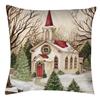 Christmas Pillowcase Red Elk Light Luxury Pillowcase Car Neck Cushion Home Pillowcase