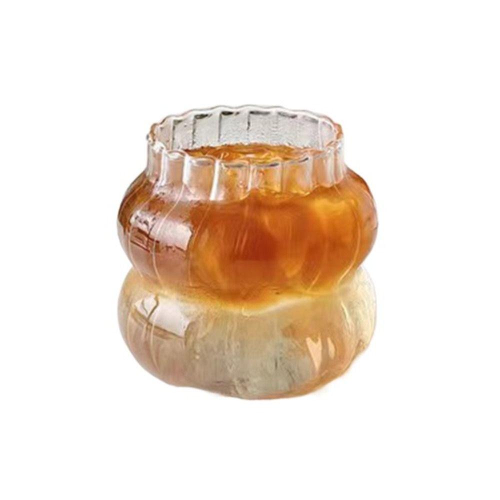 Wave Shape Mugs Vertical Grain Glass Stripes Cup Drinkware   Gift