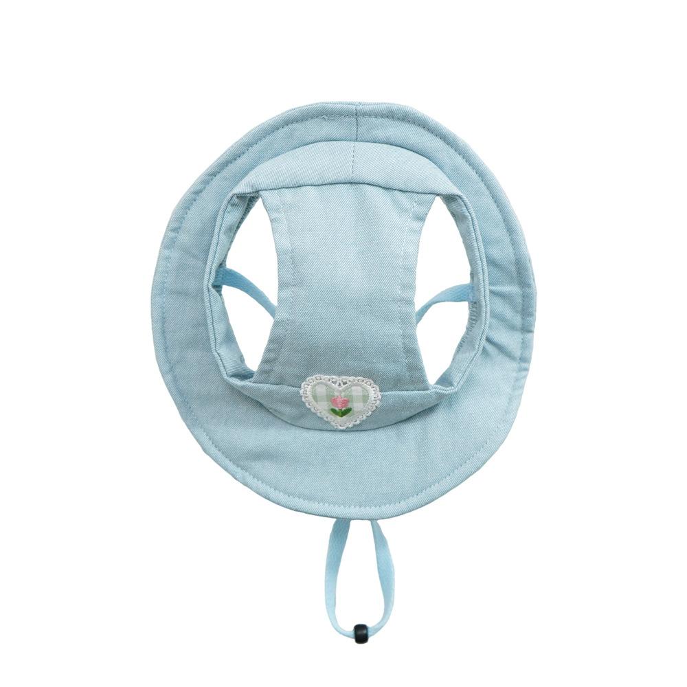 Pet Baseball Sun Hat, Adjustable Breathable Outdoor Visor Cap for Corgi Teddy Golden Retriever Puppy 20 Colors Lightweight Dog Sun Protection Hat