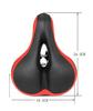 Ergonomic Bike Seat, Double Shock - Absorption & Hollow Ventilation, Ultra Soft Comfortable Non - Slip Waterproof Bicycle Saddle
