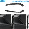 For Hyundai Elantra CN7 2021-2026 Carbon Fiber Front Inner Door Frame Panel Cover Trim Strips Car Accessories Decoration Sticker