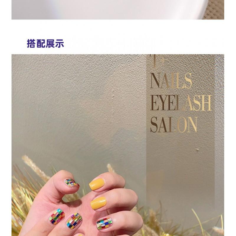 Colorful Square Nail Glitter Flakes Shiny Art Decorations All Genders
