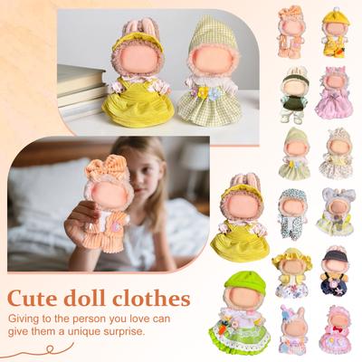 Costume 6.69 Inch Plush Toy Costume High Quality 17cm Doll Replacement Costume Fashion Doll Costume Doll Not Included