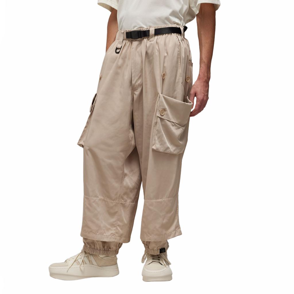 Adidas Nylon Twill Cuffed Pants Clay Brown Unisex Bottoms IV7762