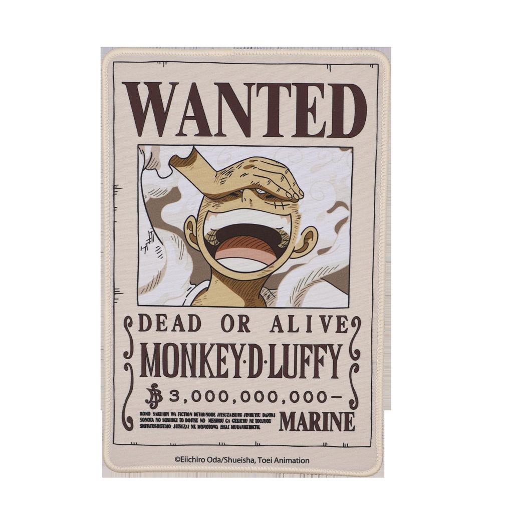 1pc Officially One Piece Wanted Poster Mouse Pad (Multiple Designs) – Comfortable Touch Non-Slip Sweat-Proof Perfect High Quality Gift