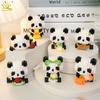 Bricks Toys Model DIY HUIQIBAO Mini Cute Panda Micro Building Blocks 3D Diamond Animal City Construction for Kids Children Gift