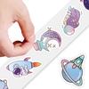 100-500pcs Cartoon Space Planet Stickers Birthday Wedding Party Gift Wrapping Label Scrapbook Stationery Stickers