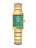 YaLaLuSi Elegant Square Women Watch Gold Zinc Alloy Band Color Dial Quartz Wrist Watch Luxury Gift Watch For Her
