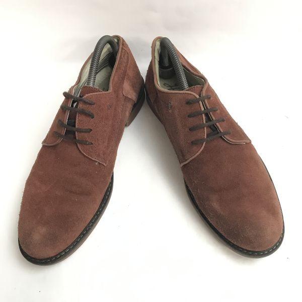 Hawkins Suede Plain Toe Shoes 42 26.5-27 Brown Walking business(USED)