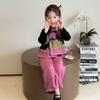Girls' Chinese Style Hanfu: Spring/Autumn 2025 Fashionable Three-Piece Set