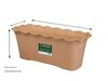 Lilang Garden Rectangular Plastic Planter