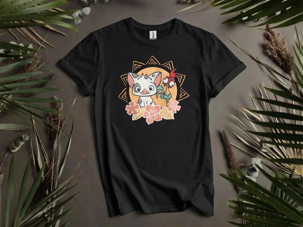 Hei And Pua Floral Moana Princess T Tshirt Unisex Unisex Unisex S