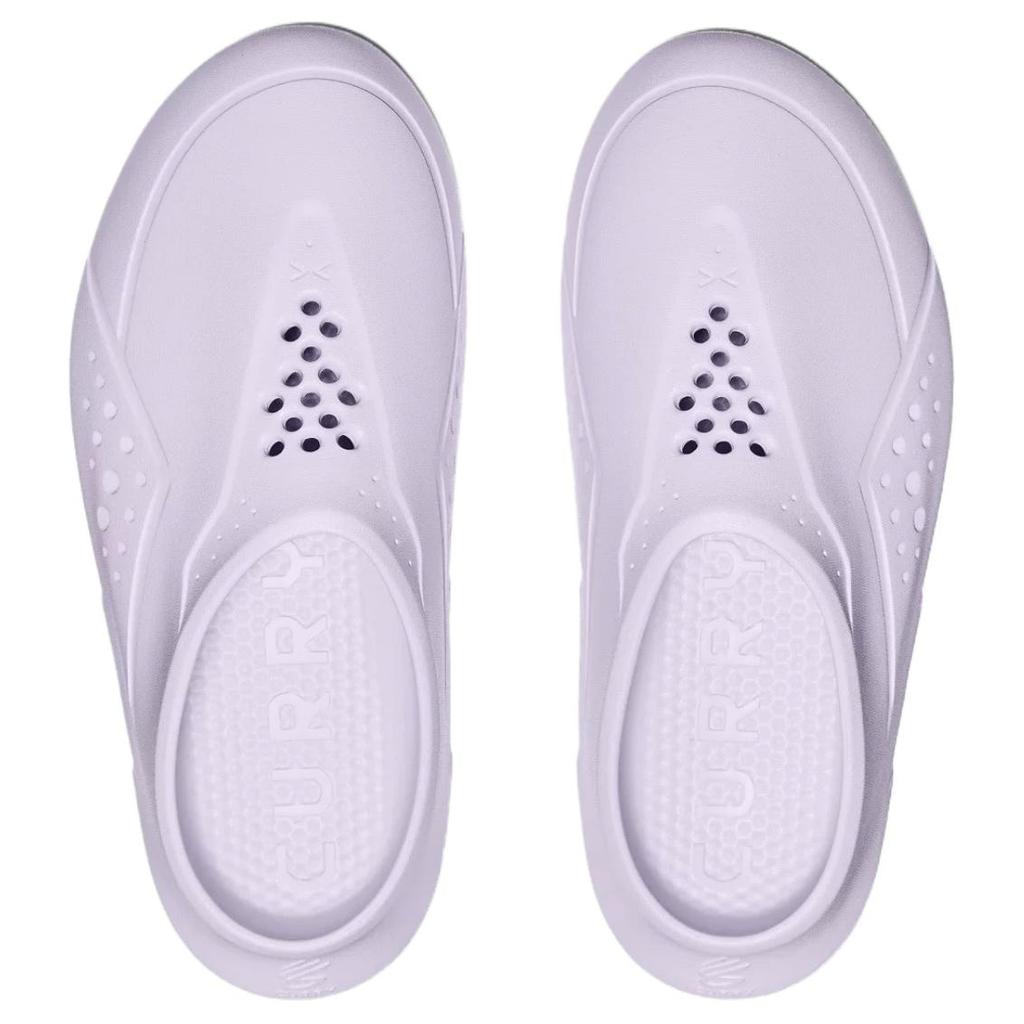 Under Armour Curry Foam Tro Comfortable Versatile Slip-On Sandals Unisex Footwear Purple 3028394-500