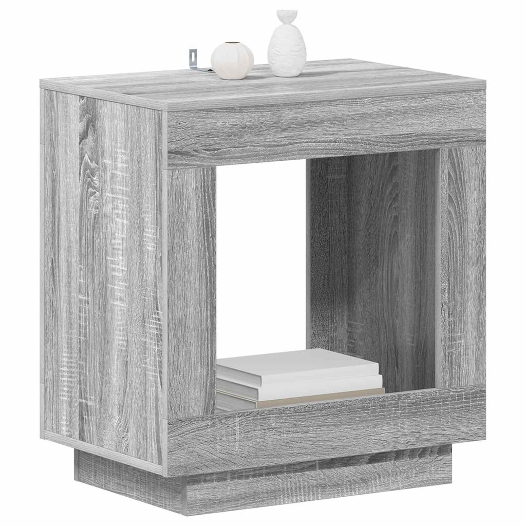 Side Table Grey Sonoma 60 x 40 x 65 cm Particleboard