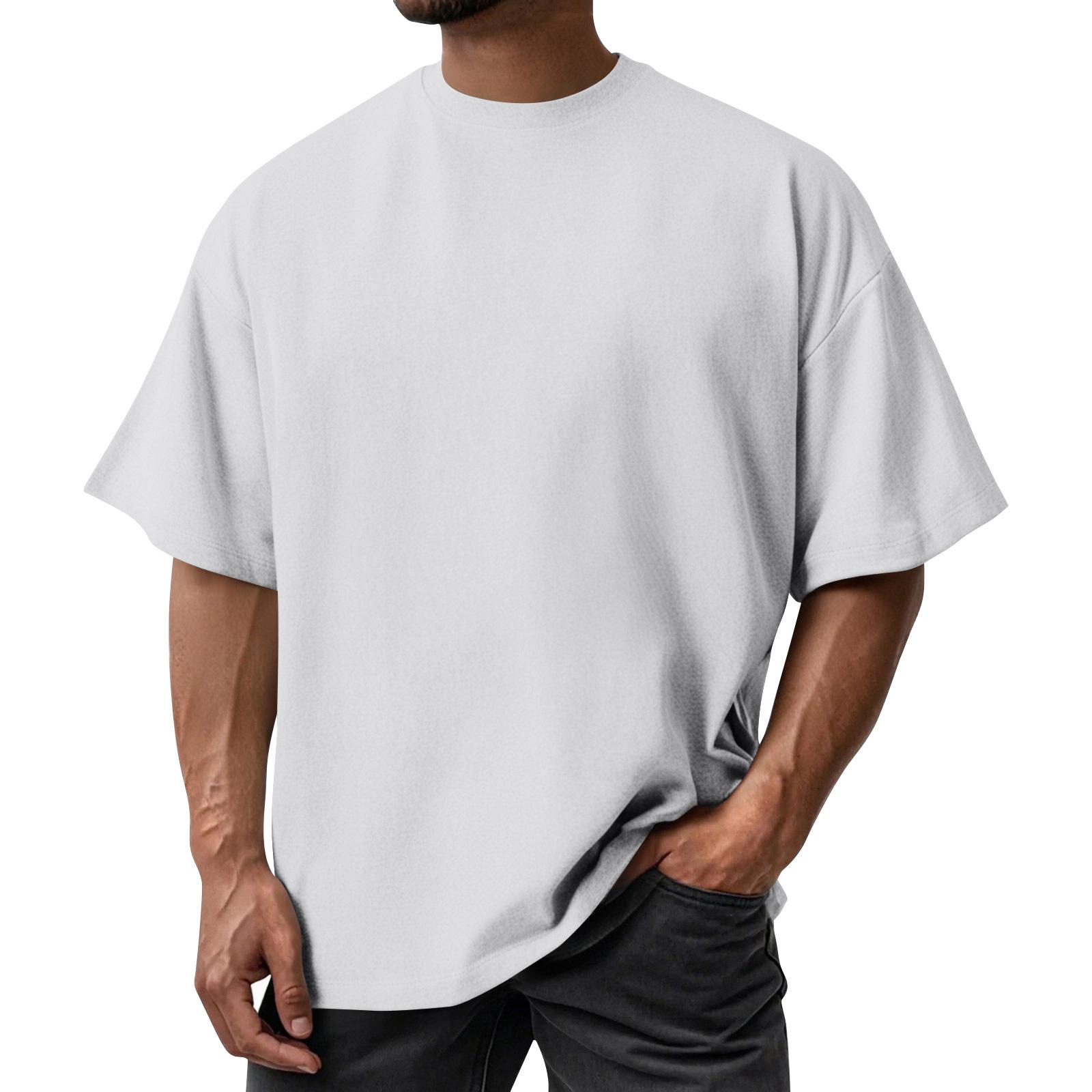 Emilia Heren Zomer Kleur Kwaliteit T-shirt Korte Mouw Ontwerp Driedimensionaal Top S