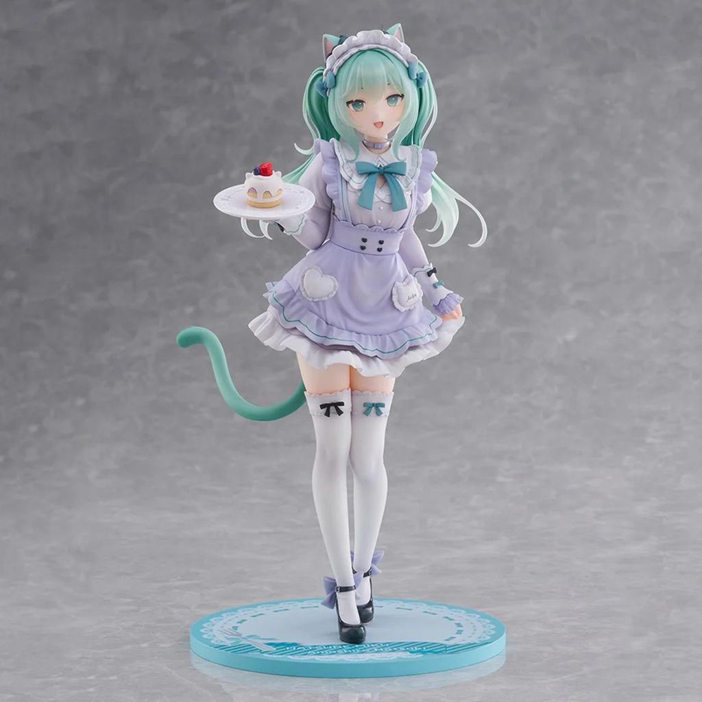 In Stock Latest Hatsune Miku X Nachoneko Cat Ear Maid Dress PVC Collection Anime Action Figures Desktop Decoration Figure Toys