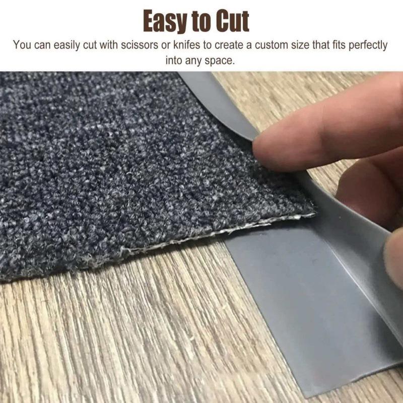 New Soft TPE Rubber Edge Trim: Self-Adhesive Decorative Carpet and Floor Joint Strip
