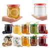 12 Pcs. Jar 200ml + LID Fi66 for JAM PRESERVES 12 Pcs. GLASS JARS