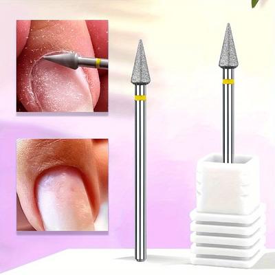 1 Stück Nagelpolieraufsätze, Nagelfräseraufsätze, Nagelpolier-Reinigungsbürste, Pediküre-Entferner für Acryl-Gel, Nagelpolierwerkzeuge