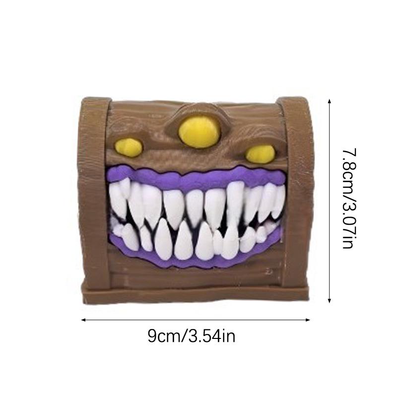 Dice Box Monster Horror Box 3D Printed Craft Decoration Jewelry Box Display Box Monster Treasure Desktop Storage Decoration