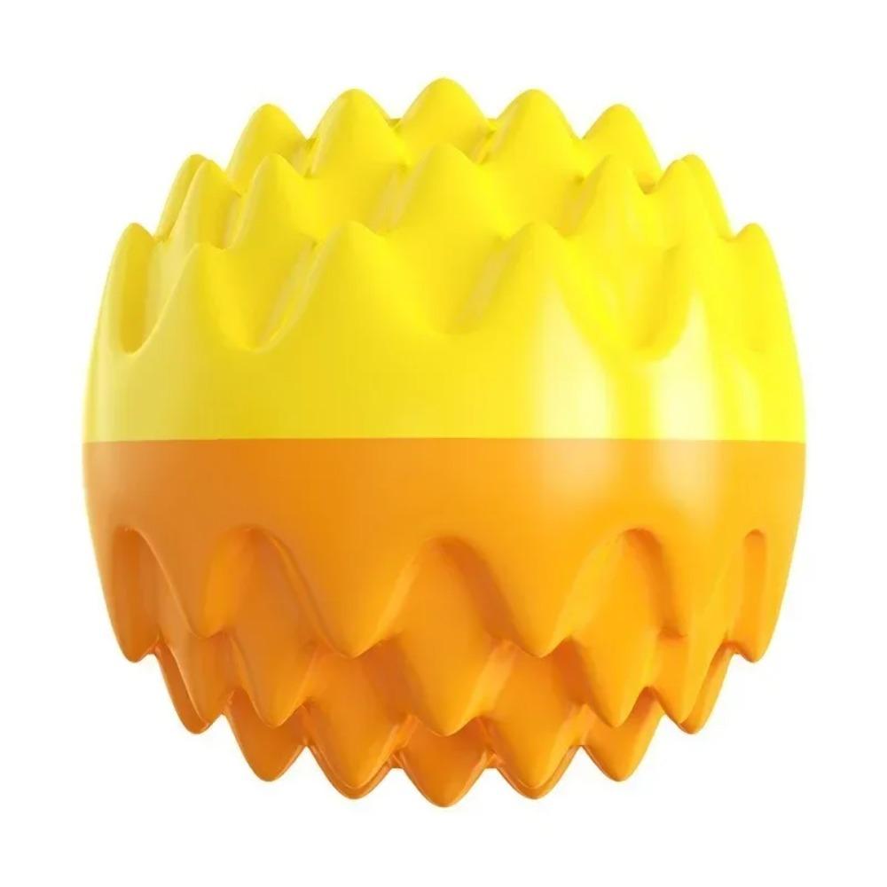 

Dog Interactive TPR Squeaky Ball Toy, Soft Bite Resistant Teeth Cleaning Design, For Puppy Small Medium Dogs Chewing Playing