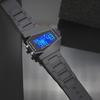 ""Čtvercové LED sportovní hodinky pro muže, ženy a děti - Luminiscenční displej, Design stíhačky""