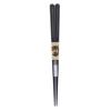 Ishida Japanese-made Chopsticks for Men, Thick, Black Sen Ichihan, Ebony, Lacquered, 23.5cm