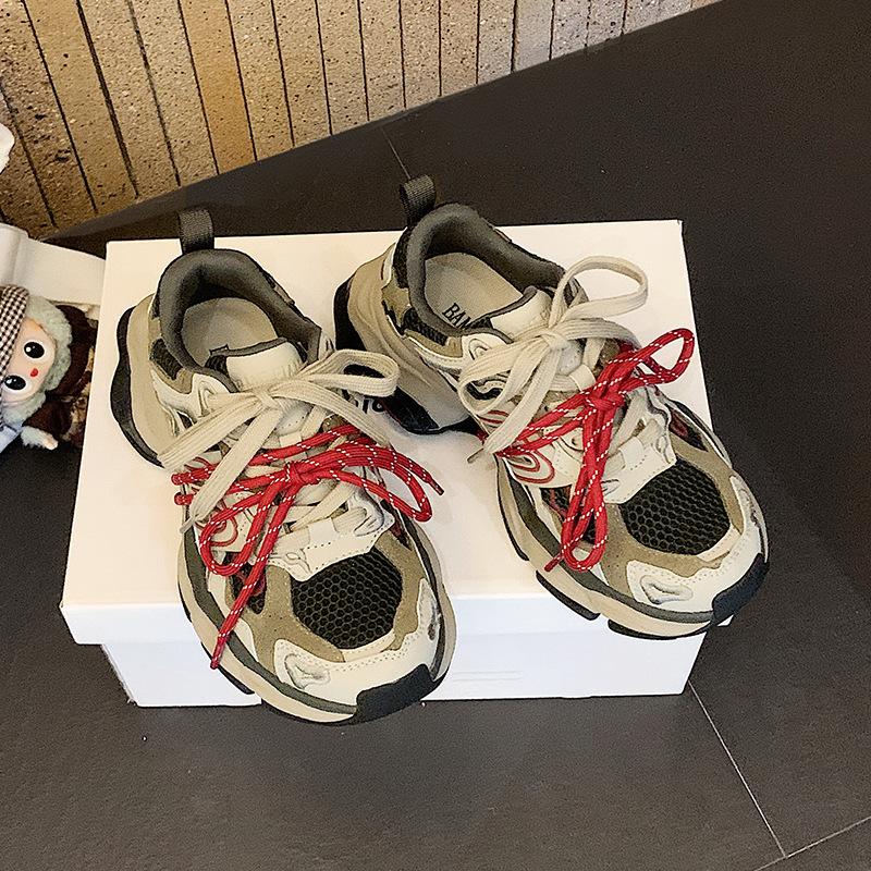 New platform dad shoes autumn sports and leisure bundled heightened and comfortable
