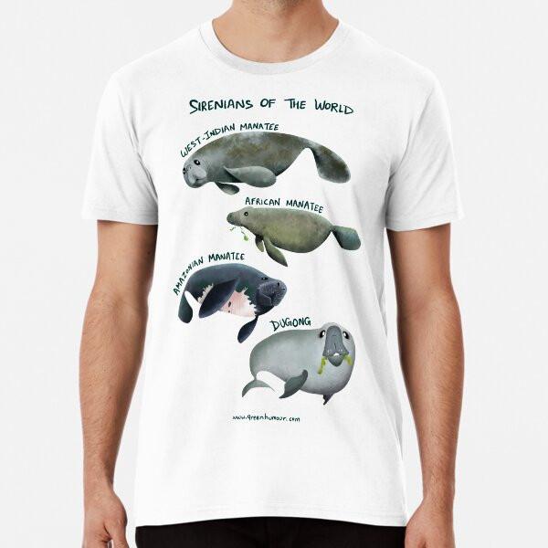 Sirenians of the World T-Shirt S-5XL Best T-Shirt