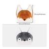 Soft Canine Hat One Size Furry with Ears Adorable for Festivals