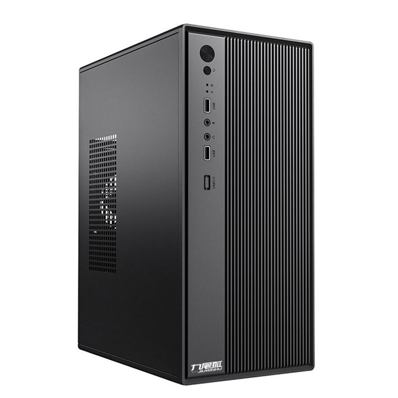 Mini Computer Case Desktop PC Tower For Micro-ATX/ITX Motherboard 250mm GPU Graphic Card Length 8cm Air Cooling Fans SSD+HDD