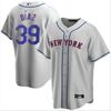 Teljesen hímzett New York Mets Szám. 39 Diaz Férfi Baseball Meccsmez