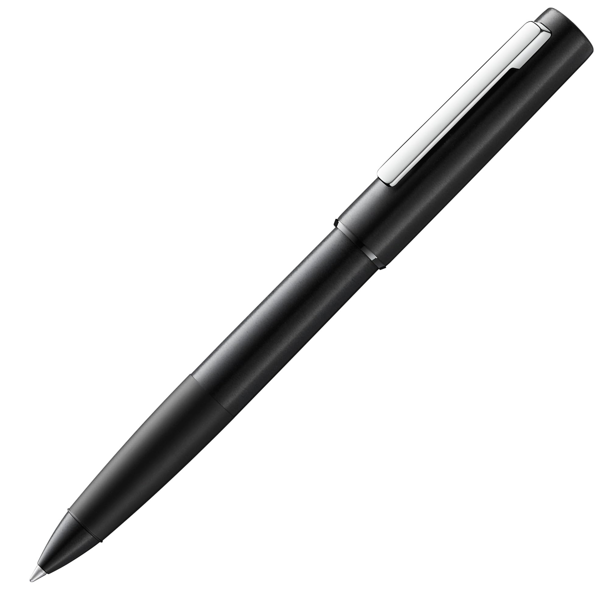 

Ручка-роллер LAMY aion Black Современный бесшовный анодированный алюминий Зажим из нержавеющей стали Среднее перо Включает черный стержень M - Изящный, Дизайн, Легкий, чёрный
