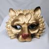 Party Supplies Lion Half Face Mask Halloween Animal Mask Masquerade Queen Cosplay Lion Mask  Women