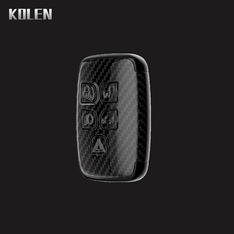

Abs Carbon Fiber Style Car Key Case Cover Shell For Land Rover Range Rover Sport Evoque Freelander Discovery For Jaguar Xf Xj Xe