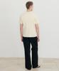 SSIN AND LEE Lounge Half Knit Polo Shirt Cream