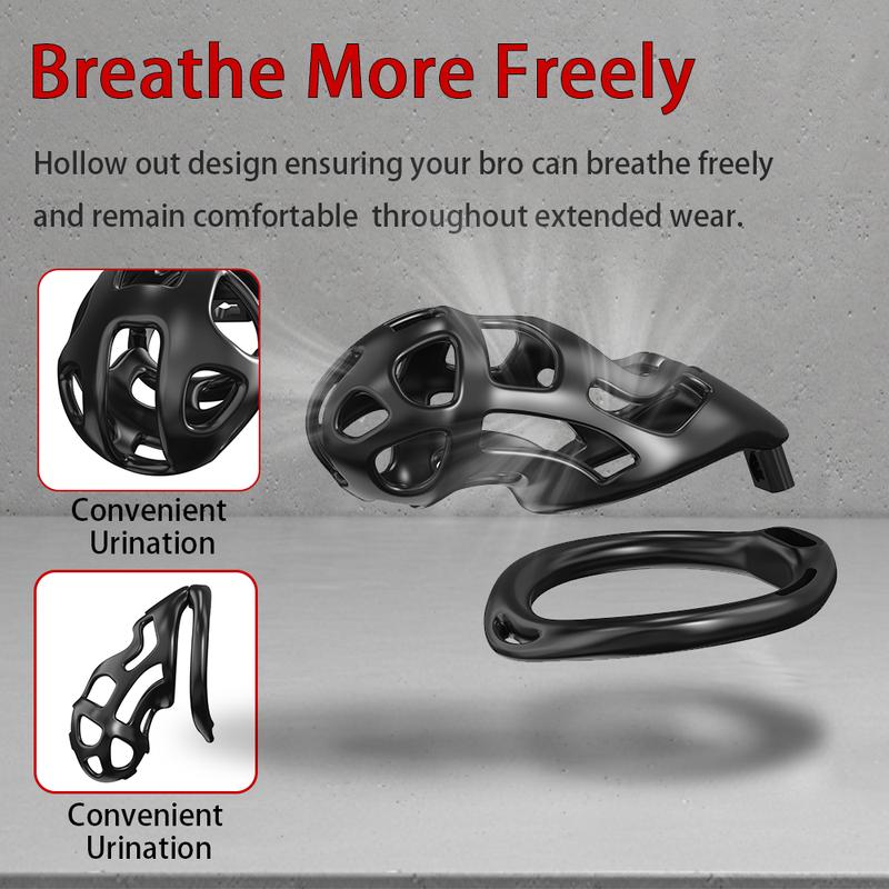 Male Penis Lock 3 Different Sizes of Male Chastity Cage Device with Key Tease Resin Chastity Locked Cage Adult Male Sex Toys SM