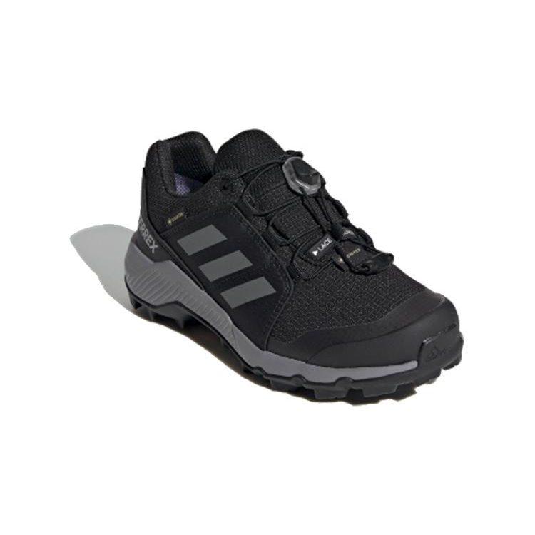 adidas Terrex Gt Slip Resistant Mid Top Kids' Running Shoes Black Gray Kids' FU7268