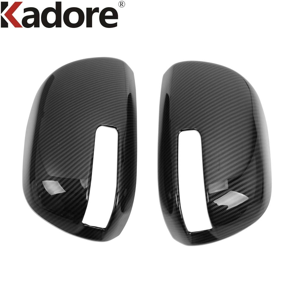 Rearview Mirror Cover Trim For Toyota Sienna   Carbon Fiber Car Side Wing Mirrors Cap Frame Overlay Accessories