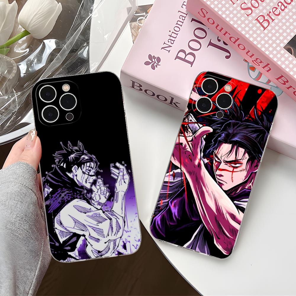 Jujutsu Kaisen Choso Mobile Phone Case for iPhone 16 15 14 13 12 11 X XR XS 8 6 Pro Max Plus Mini Clear Colour Protective Luxury