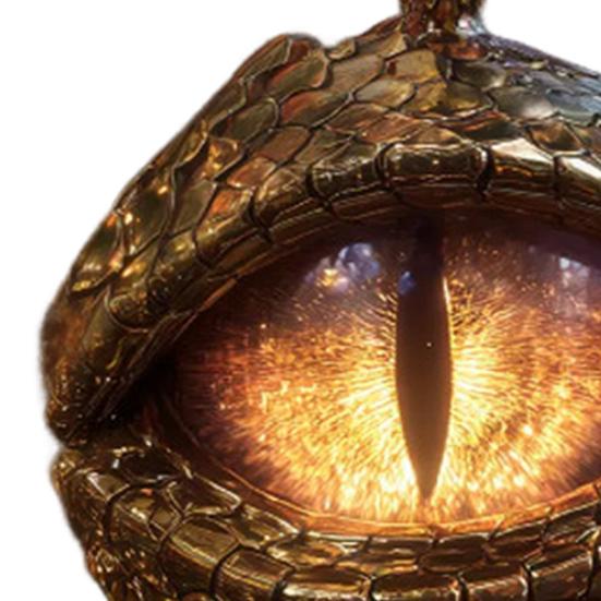 1/2Pcs Acrylic Dragon Eye Hanging Decoration 2D Flat Home Office Holiday Party Christmas Tree