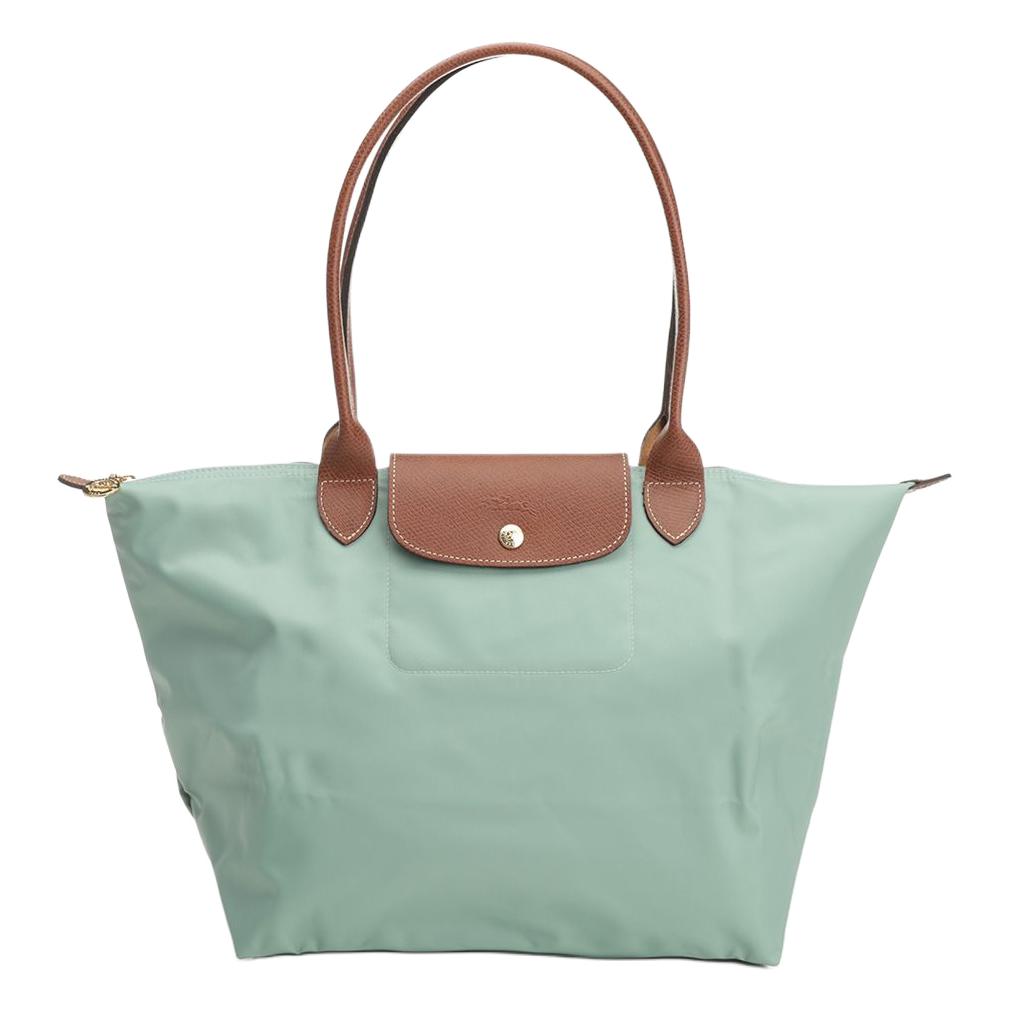 

Longchamp Le Pliage Original Foldable Recycled Canvas Tote Bag Shopping Bag Shoulder Bag Large Women tote Pale-Green L1899089P99 Basic Set (Bag)