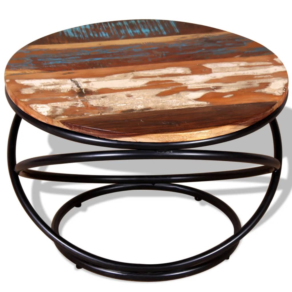 Vintage Solid Wood Coffee Table 60 X 60 X 40 Cm