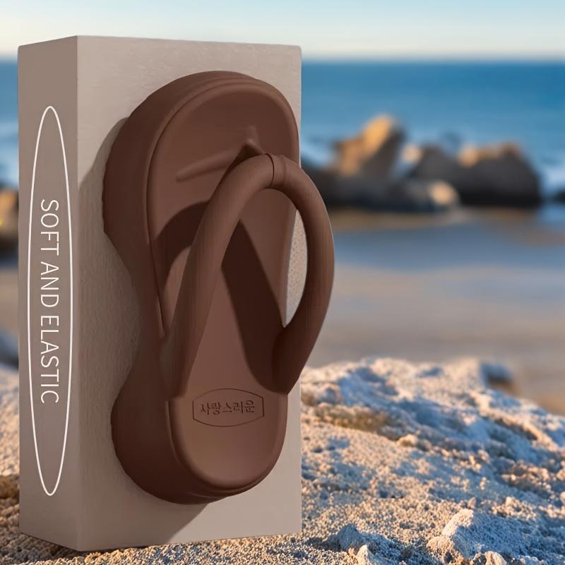 

Шлепанцы Soleist на толстой подошве Женские шлепанцы на танкетке из ЭВА Летняя верхняя одежда Нескользящие босоножки, увеличивающие рост Летние босоножки 36-37 коричневый