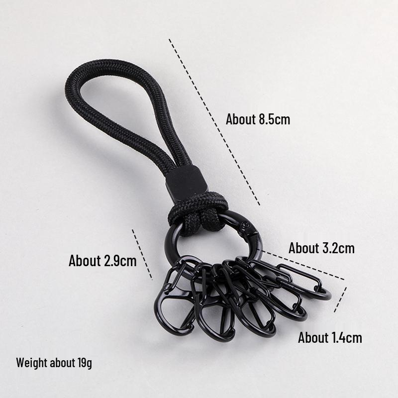 

Multifunctional Buckle Knot Keychain & Key Ring for Car and Handheld Storage