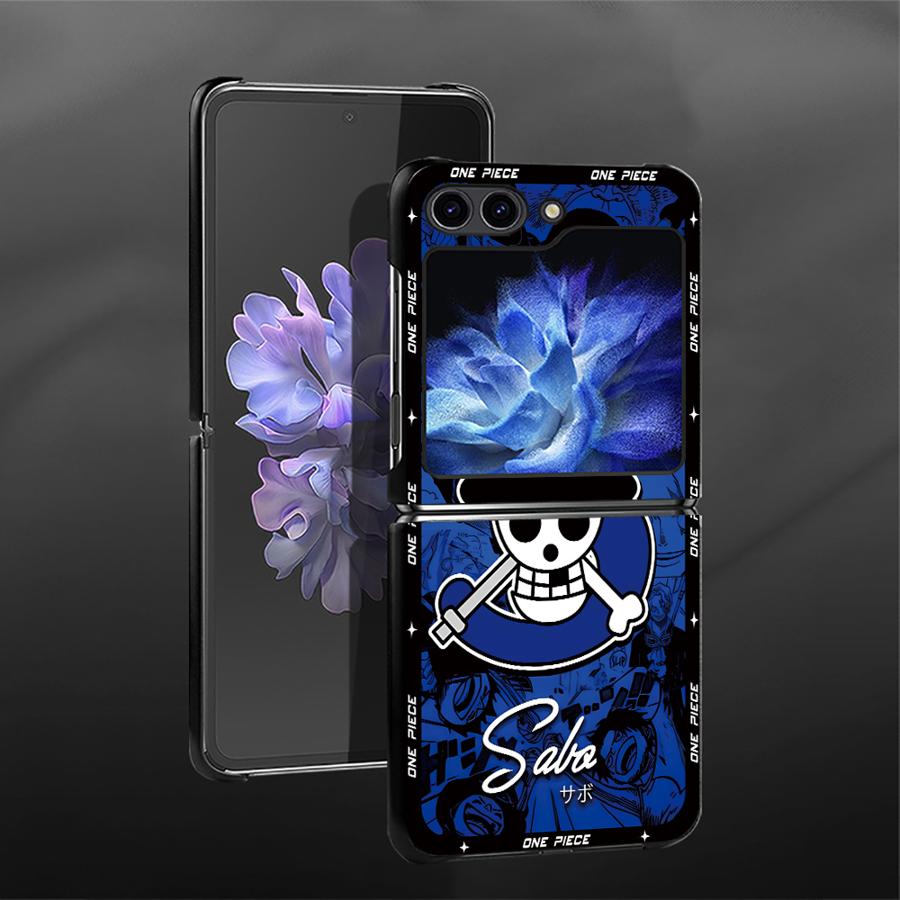 

Чехол для телефона Samsung Galaxy Flip4 Flip3 Flip6 Flip7 FE Z Flip 7 6 5 4 3 Flip5 с персонажами аниме One Piece Funda Galaxy Z Flip6